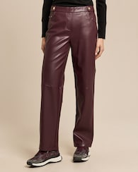 Produktabbildung für Straight Leg Schlupfhose Lederimitat
