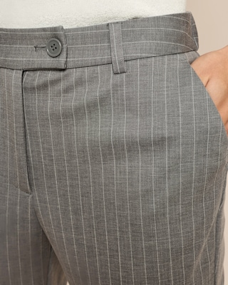 Produktabbildung 5 für Slim Fit Ponte Hose mit Nadelstreifen
