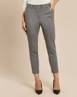 Produktabbildung für "Couture" Slim Fit Ponte Hose Nadelstreifen