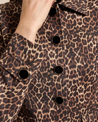 Produktabbildung 5 für Blazerjacke mit Leo-Print