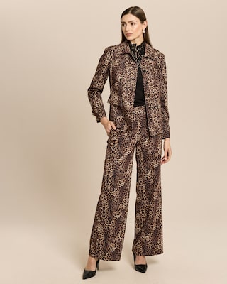 Produktabbildung 3 für Blazerjacke mit Leo-Print