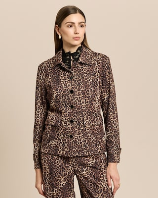 Produktabbildung 2 für Blazerjacke mit Leo-Print