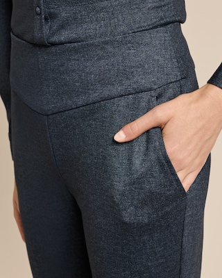 Produktabbildung 4 für Slim Fit Hose aus bedruckter Ponte