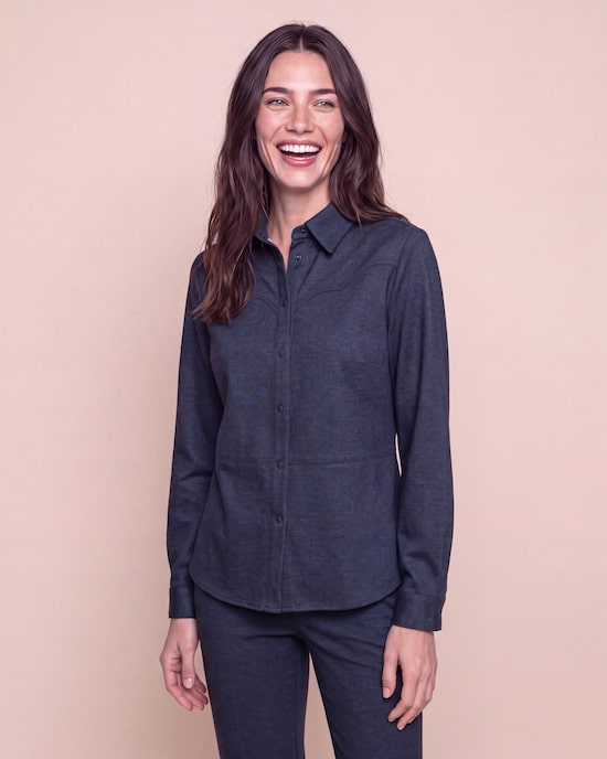 Produktabbildung für Bluse aus bedruckter Ponte