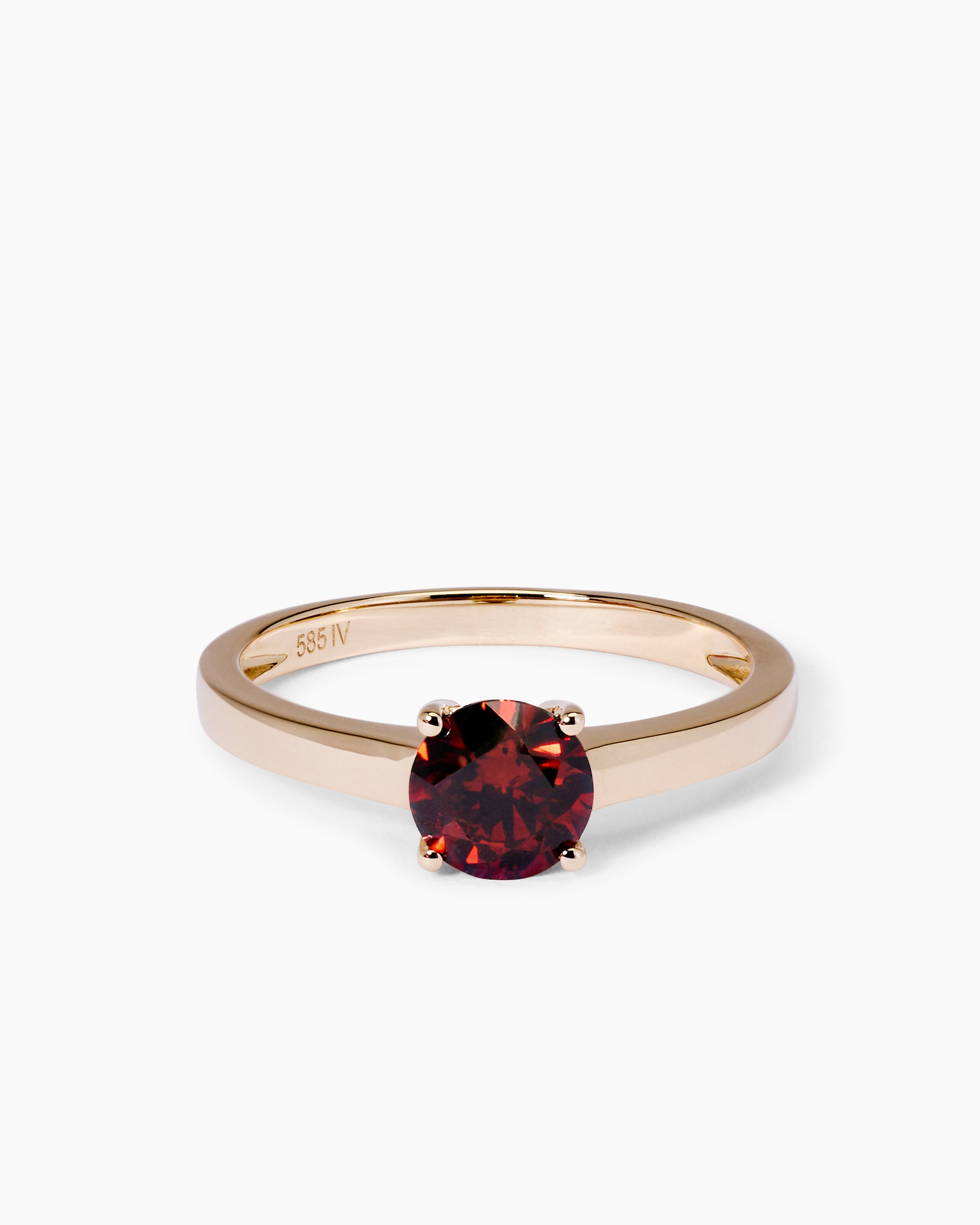 Produktabbildung für Ring mit rotem Diamant 1,00 ct