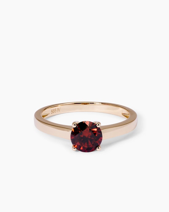 Produktabbildung für Ring mit rotem Diamant 1,00 ct