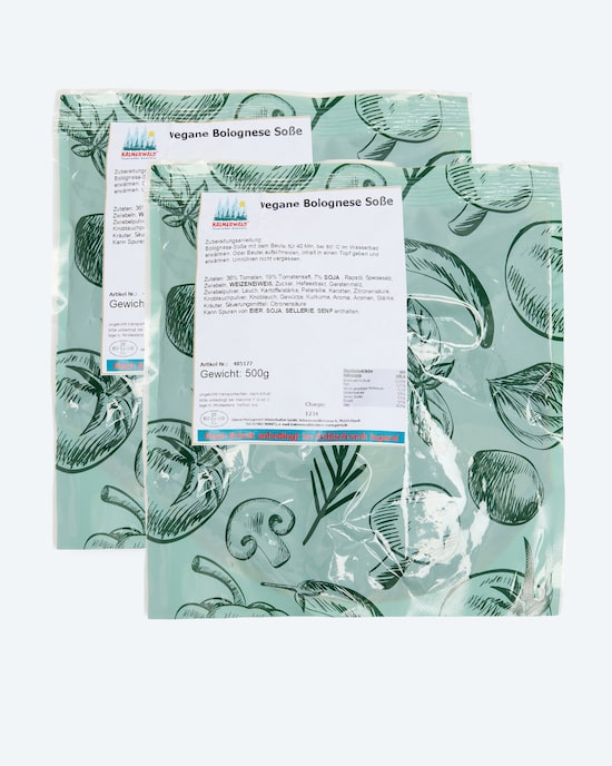 Produktabbildung für Vegane Bolognese, 2x 500 g