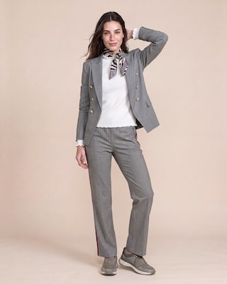Produktabbildung 4 für "Couture" Ponte Blazer Nadelstreifen