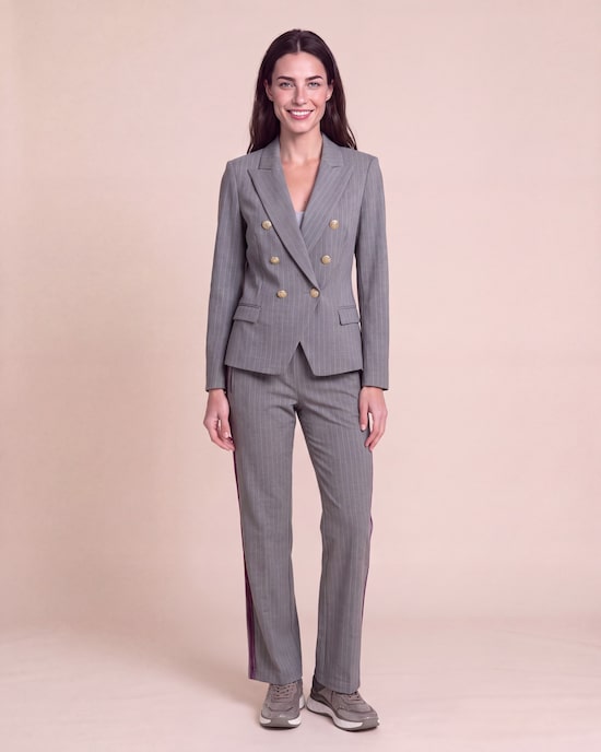 Produktabbildung für "Couture" Ponte Blazer Nadelstreifen
