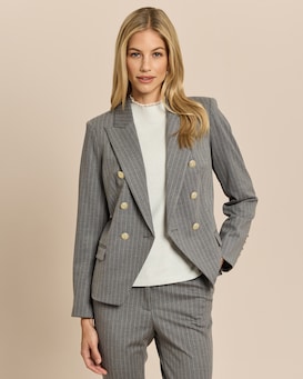 Produktabbildung für "Couture" Ponte Blazer Nadelstreifen