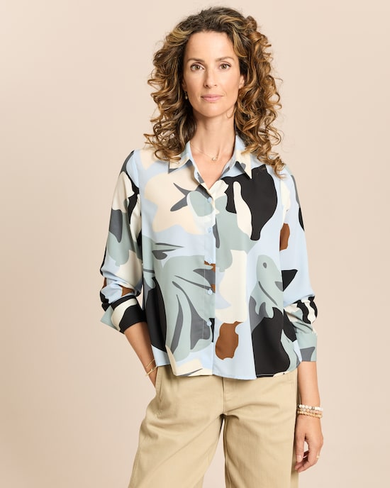 Produktabbildung für Crepe de Chine Bluse A-Linie