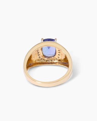 Produktabbildung 3 für Ring mit Tansanit AAAA und Brillanten