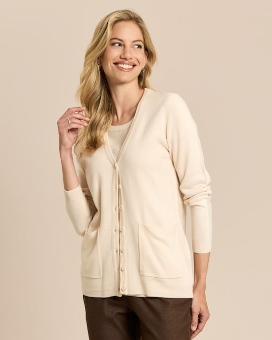 Produktabbildung für Strickjacke Cashmere Feeling