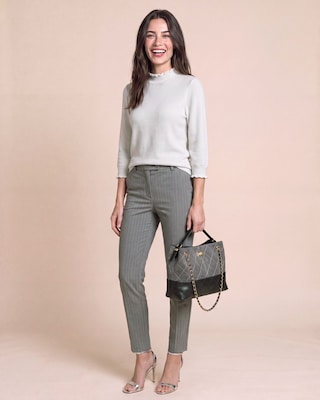 Produktabbildung 4 für Pullover mit 3/4 Ärmel und Glanzgarn