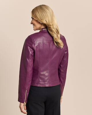 Produktabbildung 4 für Lederjacke mit Kettendetails
