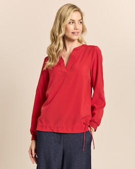 Produktabbildung für Bluse mit Strickbündchen