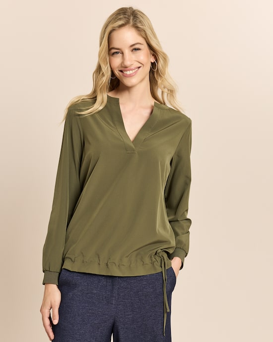 Produktabbildung für Bluse mit Strickbündchen