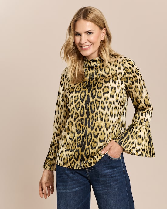Produktabbildung für Bluse mit Volantmanschette