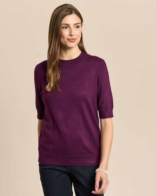 Produktabbildung für Halbarm-Pullover