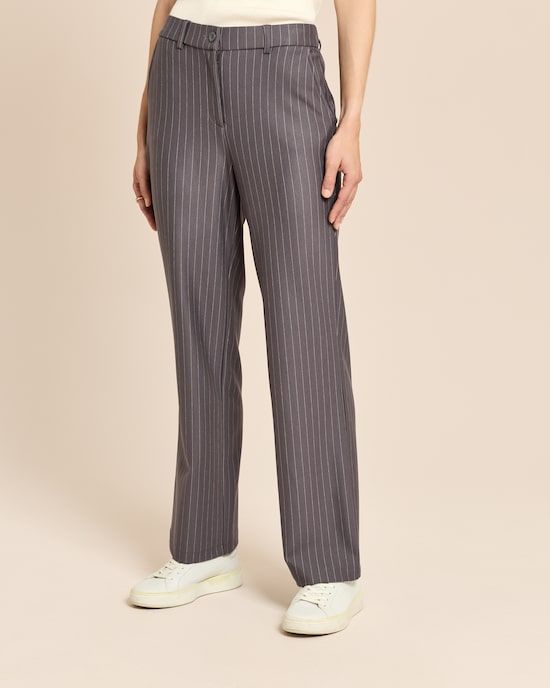 Produktabbildung für Straight-Leg-Hose mit Nadelstreifen