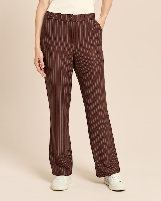 Produktabbildung für Straight-Leg-Hose mit Nadelstreifen