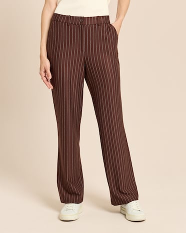 Produktabbildung für Straight-Leg-Hose mit Nadelstreifen