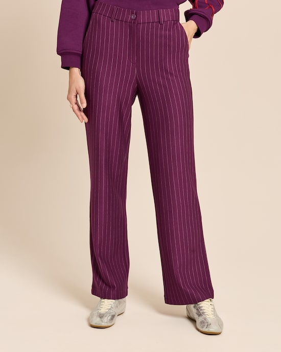 Produktabbildung für Straight-Leg-Hose mit Nadelstreifen