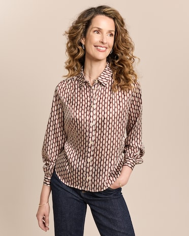 Produktabbildung für Gemusterte Bluse