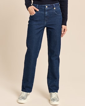Produktabbildung für Straight Leg Jeans mit LOVE Detail