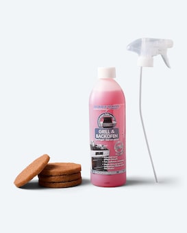 Produktabbildung für Backofen Sprühgel + 4 Kokosschwämme
