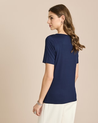 Produktabbildung 4 für Shirt mit Strassmotiv und Dekoband