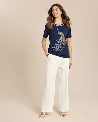 Produktabbildung 3 für Shirt mit Strassmotiv und Dekoband