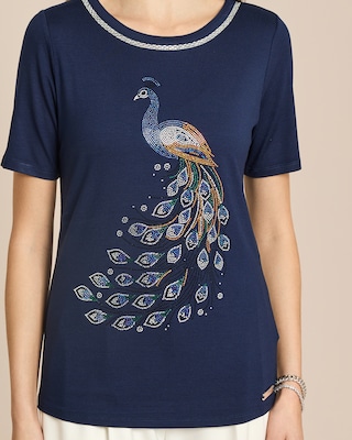 Produktabbildung 5 für Shirt mit Strassmotiv und Dekoband