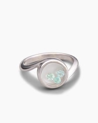 Produktabbildung für Ring mit Paraiba-Turmalin & Perlmutt