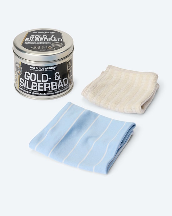 Produktabbildung für Gold- und Silberbad, 600 g + 2x Tuch