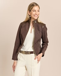 Produktabbildung für Steppjacke im Bikerstil