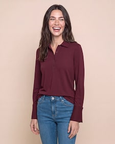 Produktabbildung für Shirt mit Polokragen