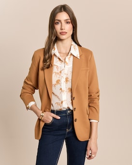Produktabbildung für Blazer aus Stretch-Ponte di Roma