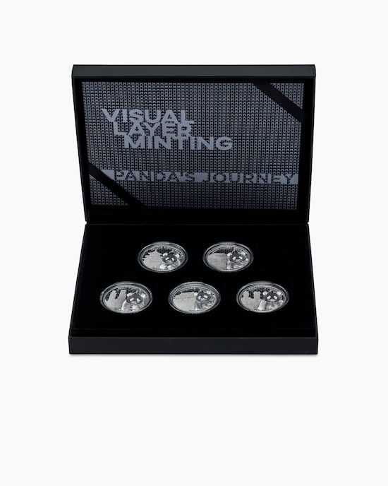 Produktabbildung für 5 Silberunzen "Pandas Journey" 2025