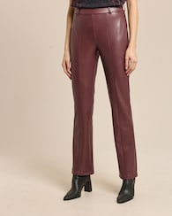 Produktabbildung für Bootcut Hose in Lammnappaimitat