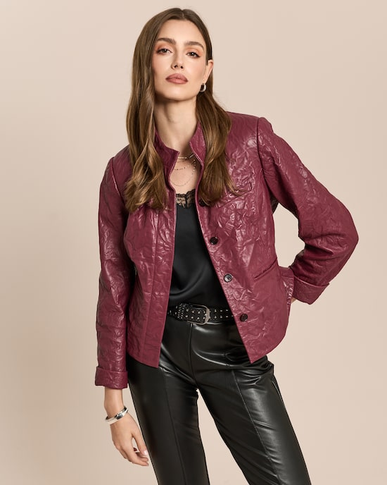 Produktabbildung für Lammnappa-Lederjacke