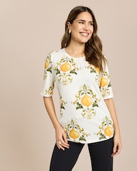 Produktabbildung für Shirt mit Zitronenprint