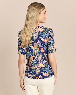 Produktabbildung 4 für Shirt mit Blumendruck