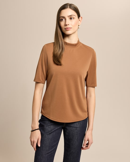 Produktabbildung für Shirt mit Stehkragen