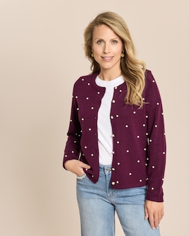 Produktabbildung für Cardigan mit Perlen
