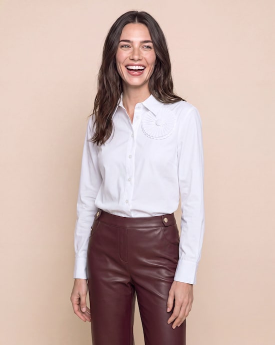 Produktabbildung für "Couture" Bluse mit Applikation