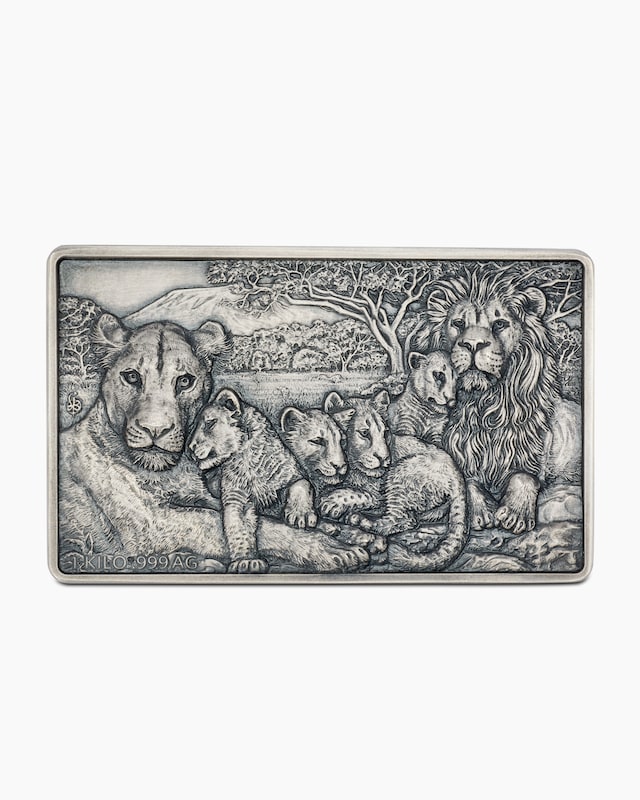 De Greef Silberkilo Löwenfamilie