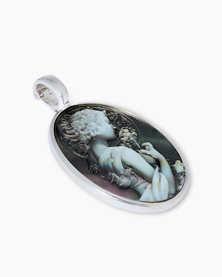 Produktabbildung 4 für Clipanhänger mit Perlmutt-Kamee