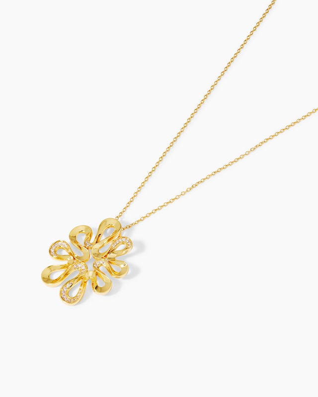 Kette + Anhänger mit Zirkonia