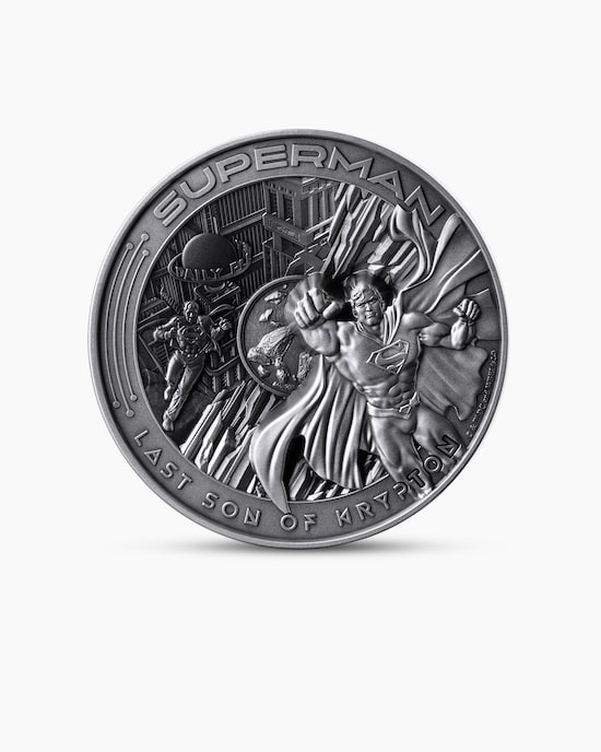 Produktabbildung für 10 Unzen Silber-Multi-Layer-Münze "Superman"™